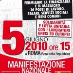 Volantino manifestazione