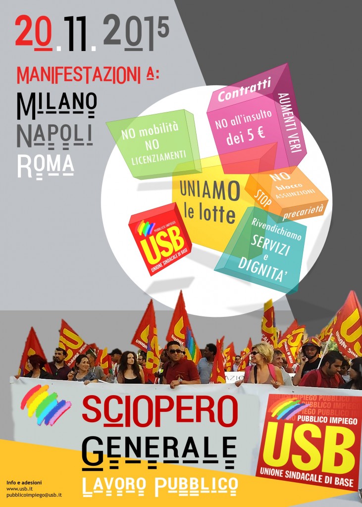 sciopero 20 novembre